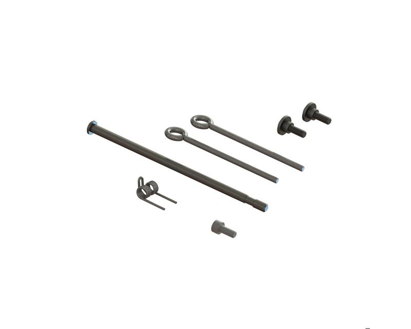 Body Release Pins, Spring and Step Screw Set — ARA-1296
