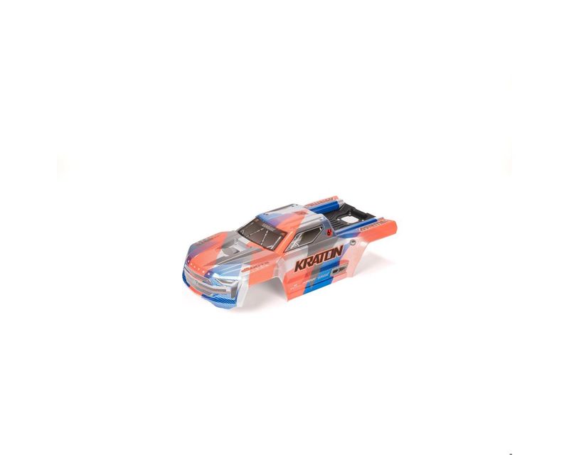 KRATON Painted Decaled Trimmed Body Set (Blue/Orange) — ARA-1517