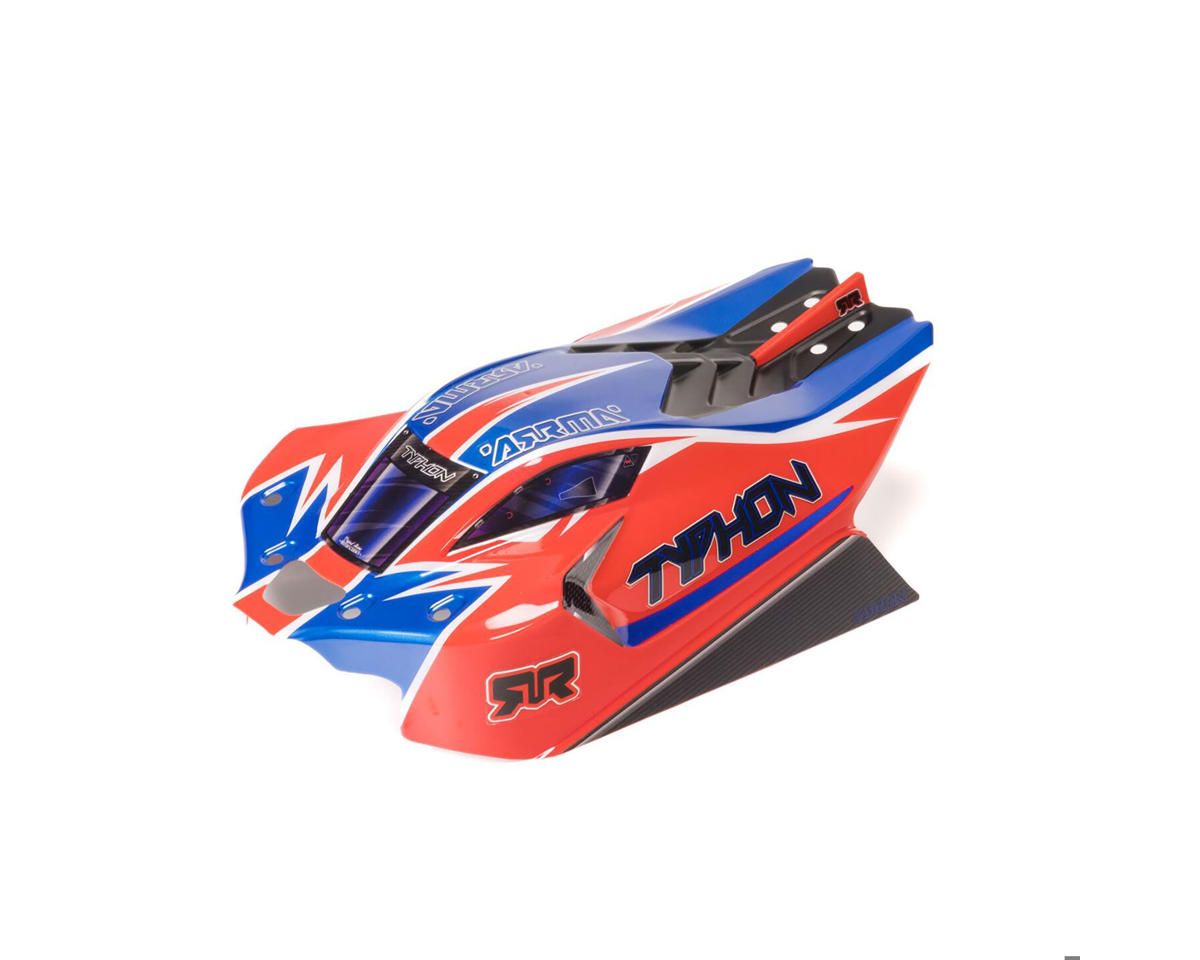 TYPHON 4x4 Clipless Painted Decaled Body (Red) — ARA-2251