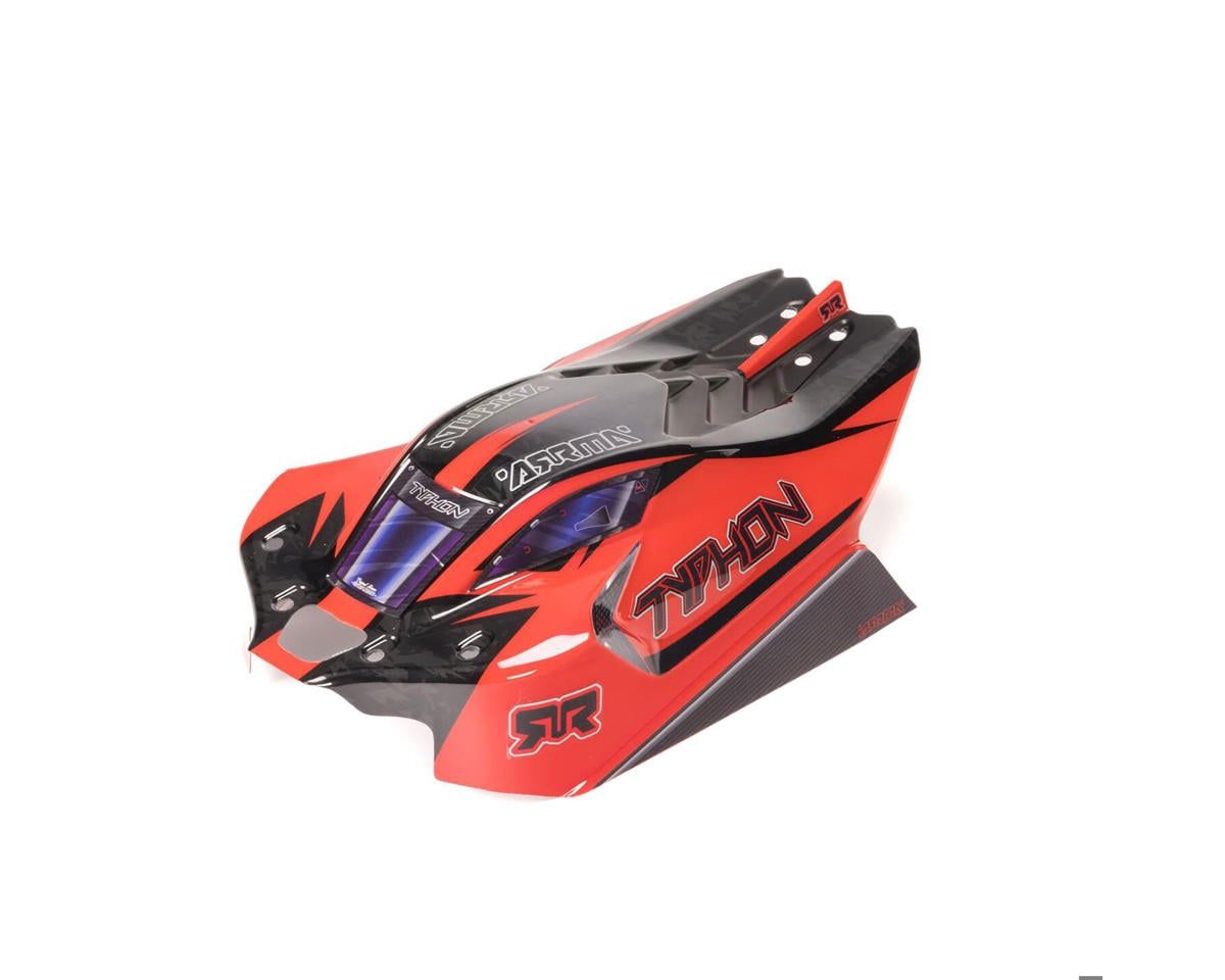 TYPHON 4x4 Clipless Painted Decaled Body (Black) — ARA-2309