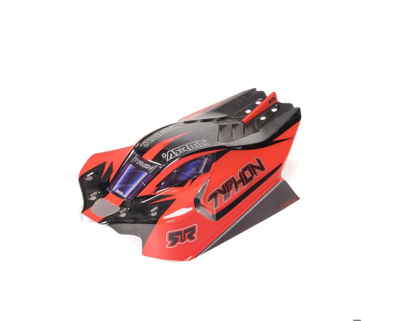 TYPHON 4x4 Clipless Painted Decaled Body (Black) — ARA-2309