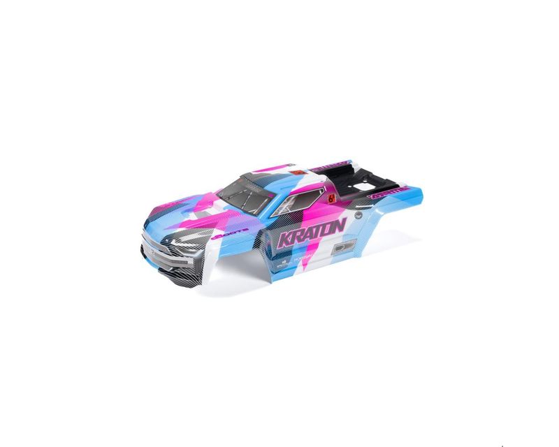 KRATON Painted Decaled Trimmed Body Set (Blue/Pink) — ARA-1518