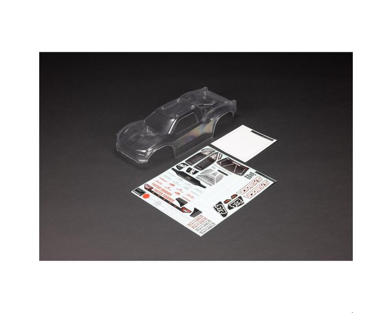 VORTEKS 2WD Clear Body - Hidden Body Mount (inc decals/window masks) — ARA-1554