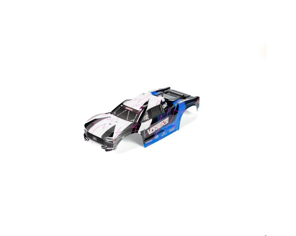 VORTEKS 2WD Clipless Painted Decaled Trimmed Body Set (Blue) — ARA-1557