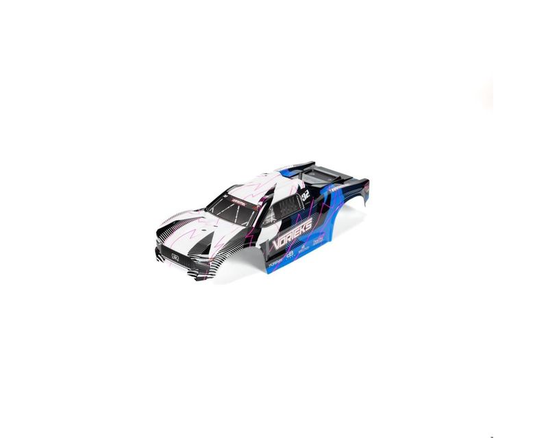 VORTEKS 2WD Clipless Painted Decaled Trimmed Body Set (Blue) — ARA-1557
