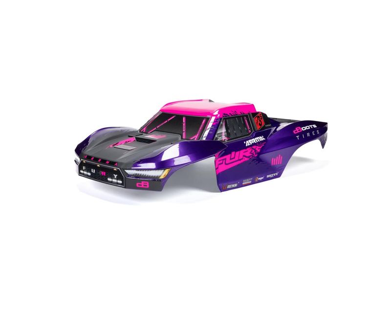 FURY Painted Decaled Trimmed Body Set (Purple) — ARA-2121
