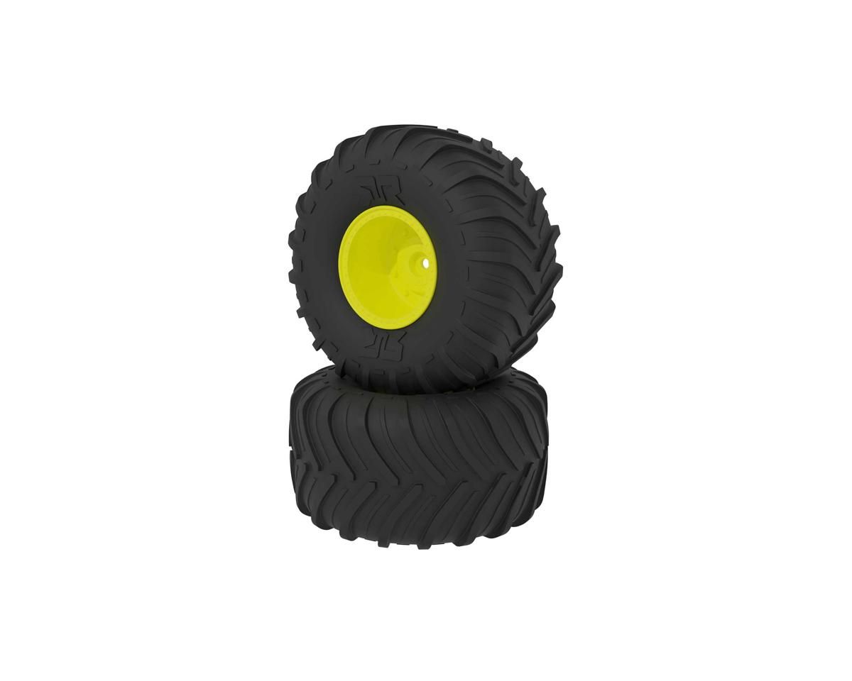 dBoots Chevron MT Tire Set Glued - Yellow — ARA-2536