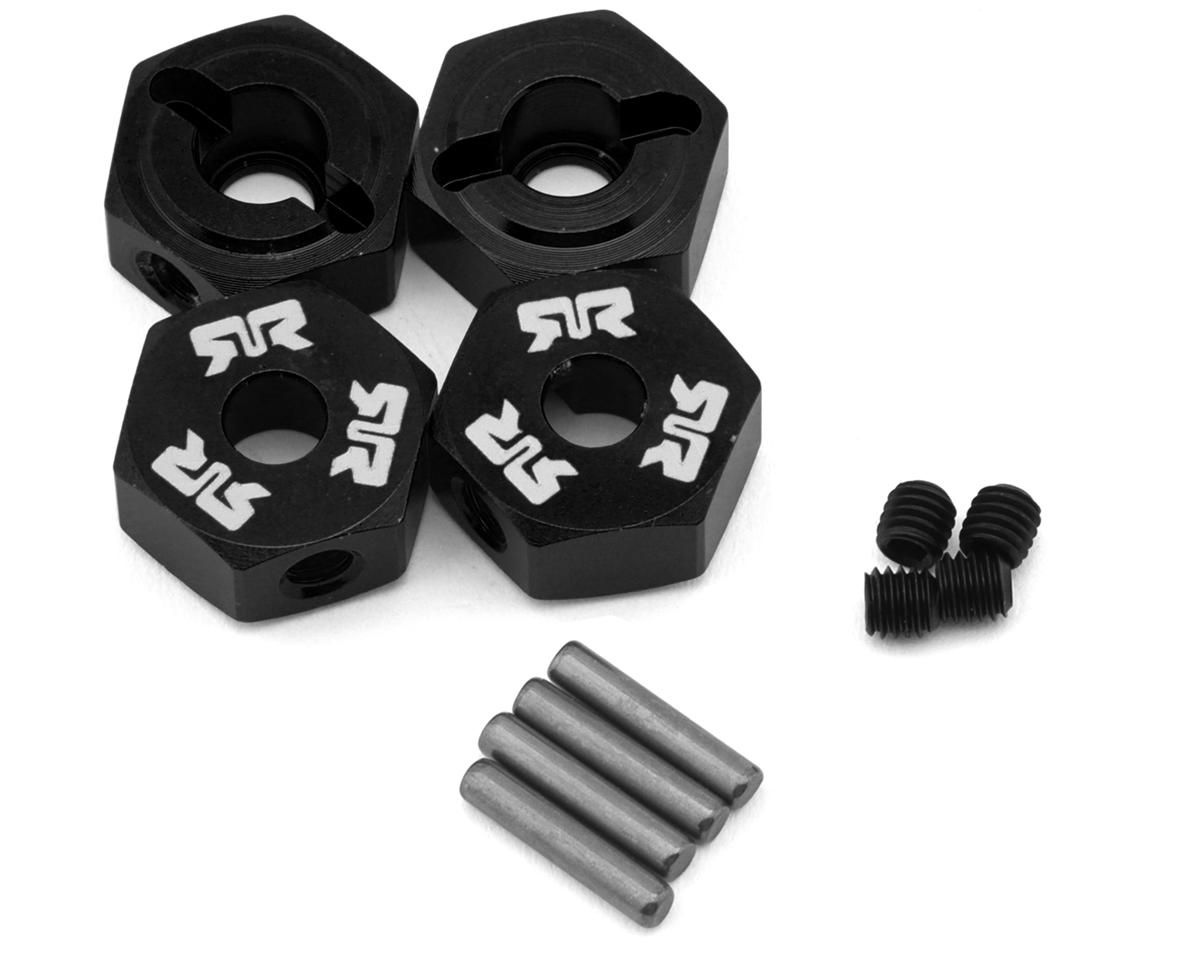 12mm Wheel Hex set (Metal) 4pcs- Black — ARA-3276