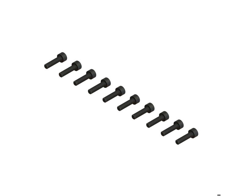 Cap Head Screw M2.5x10mm (10pcs) — ARA723464