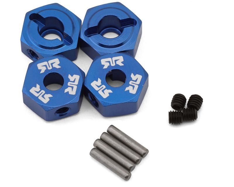 12mm Wheel Hex set (Metal) 4pcs- Blue — ARA-3116