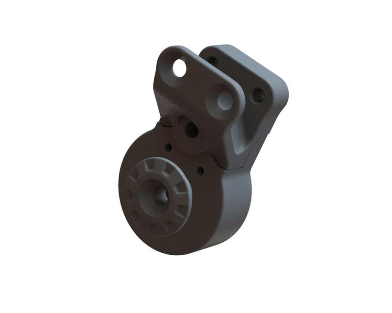 HD Direct Mount Servo Saver Black (25T Spline) — ARA-3396