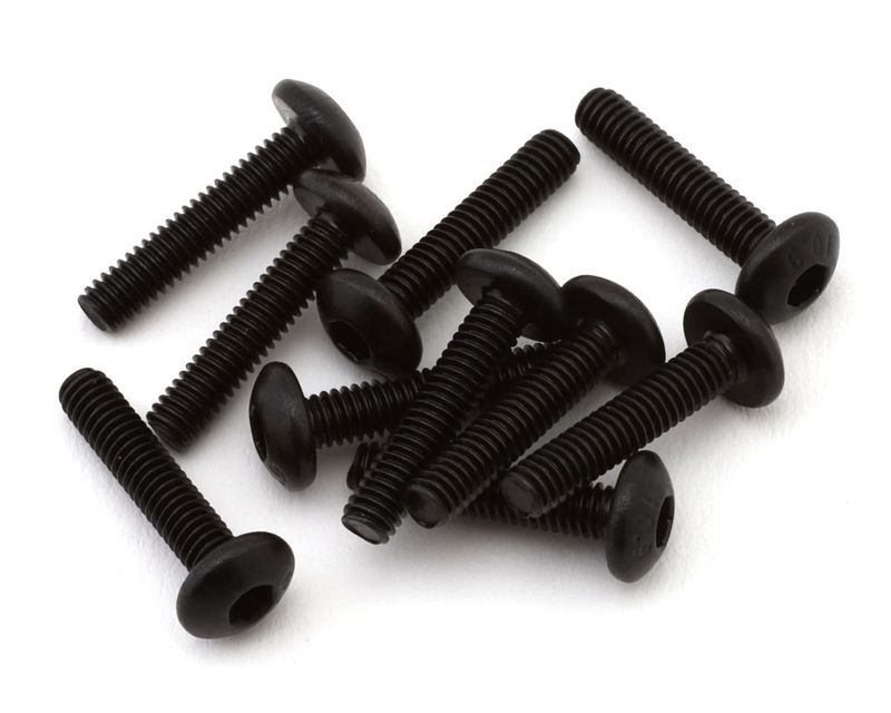 M2.5x12mm Button Head Screw With M3 Head (10pcs) — ARA-3443