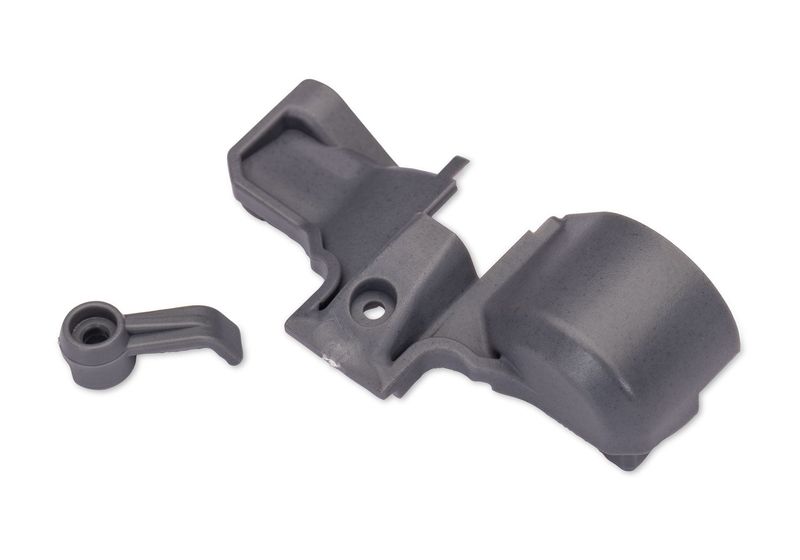 Slate Gray Gear Cover and Motor-Wire Hold-Down — 6877-SLGRY