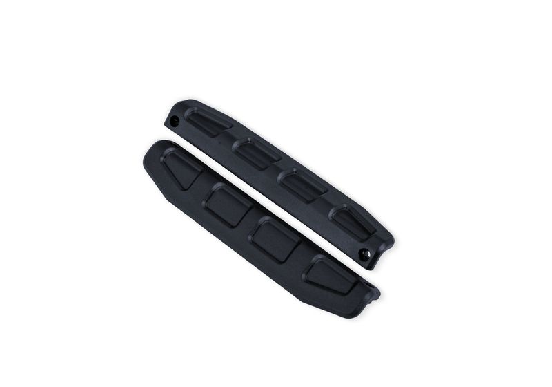 Steel Gray Chassis Nerf Bars (2) — 9023-STGRY