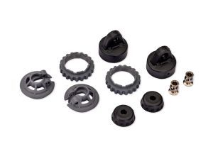 1/10 GTR Gray Shock Spring Retainer Set — 7468-SLGRY