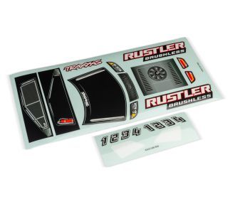 Rustler Decal Sheets Sheets of pre-cut adhesive Rustler ® — 3781