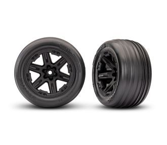 RXT 2.8" Black Wheels &amp;amp; Tires (2) — 3796-BLK