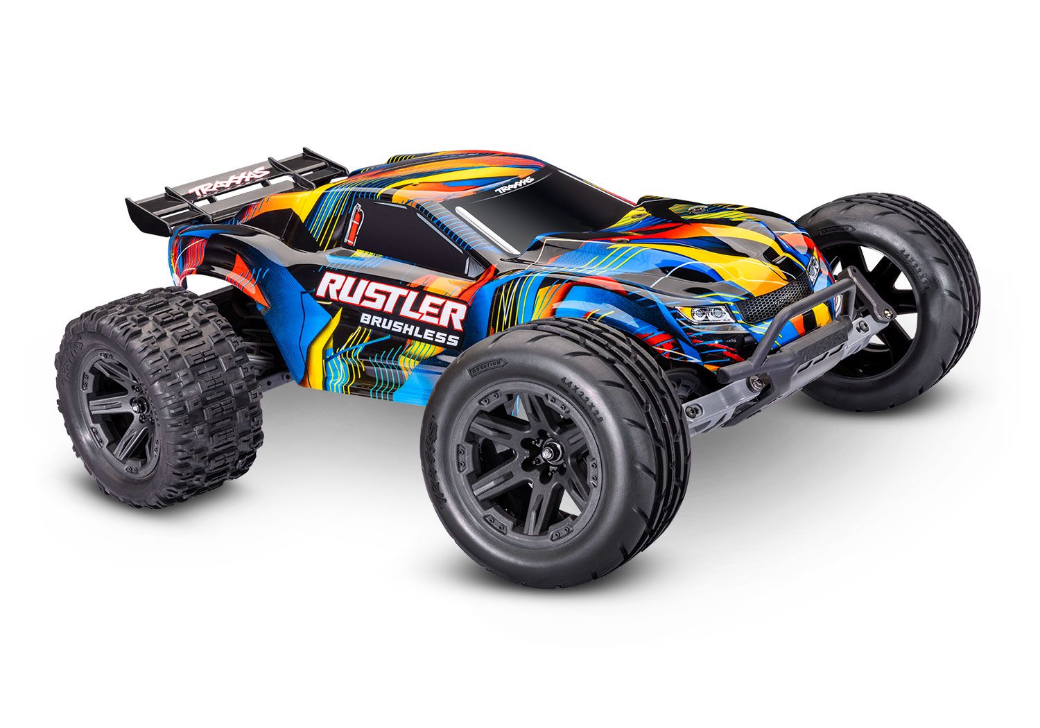Traxxas Rustler 2WD Brushless — 37454-4-YLW