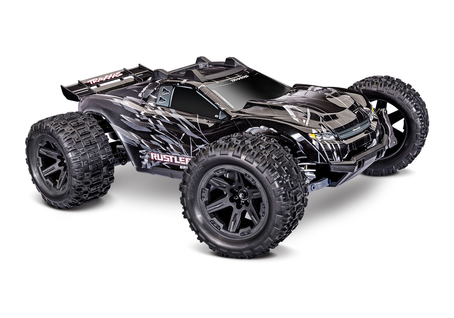 Traxxas Rustler 4X4 Brushless — 67464-4-BLK