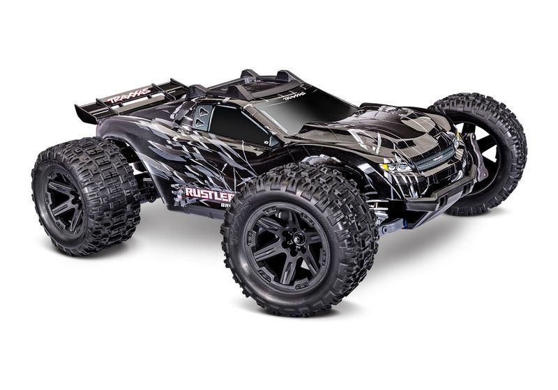 Traxxas Rustler 4X4 Brushless — 67464-4-BLK