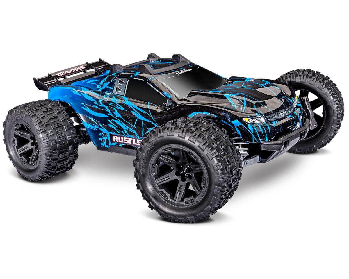 Traxxas Rustler 4X4 Brushless — 67464-4-BLUE