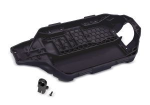 Steel Gray Low-CG 4X4 Chassis — 7422X-STGRY