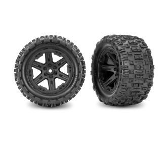 RXT 2.8" Black Wheels &amp;amp; Sledgehammer ST Tires (2) — 3797-BLK