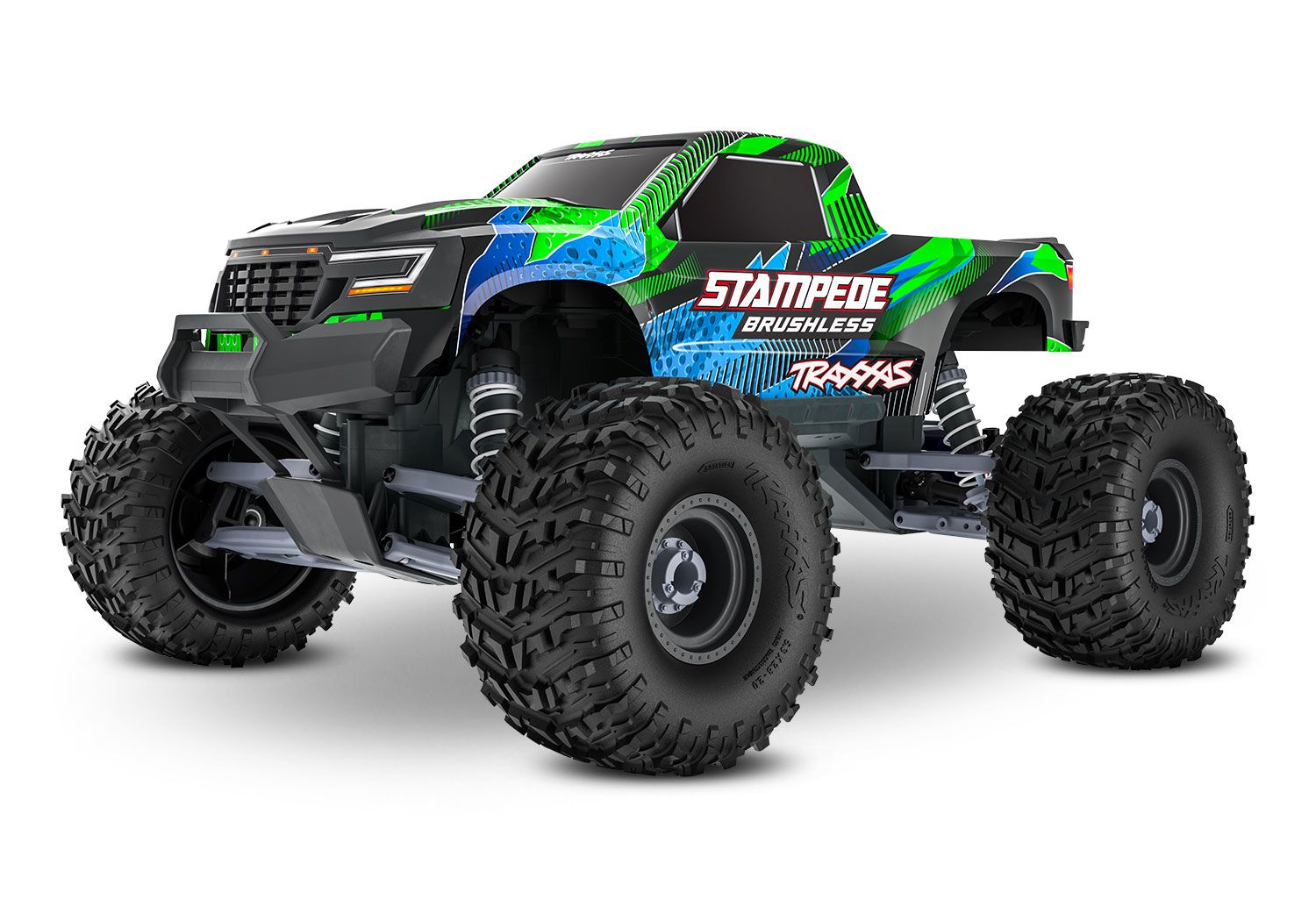 Traxxas Stampede 2WD Brushless — 136454-4-GRN