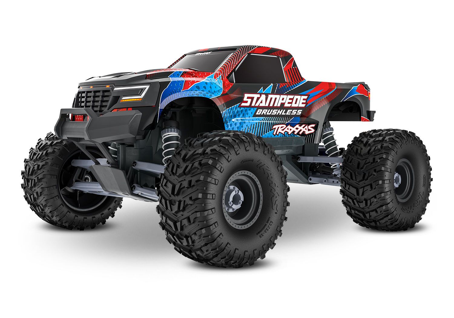 Traxxas Stampede 2WD Brushless — 136454-4-RED