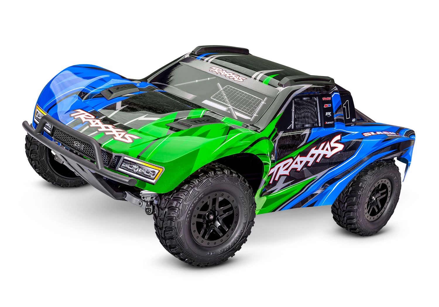 Traxxas Slash 4X4 Brushless — 68454-4-GRN