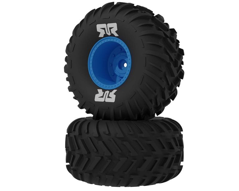 dBoots Cut Chevron MT Tire Set Glued - Blue — ARA-3220