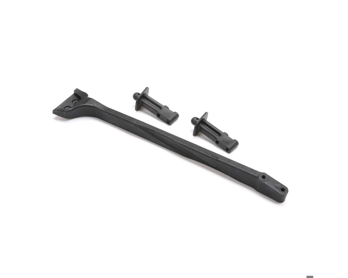 Rear Chassis Brace, Front Body Posts: 8XTE RTR — LOS-1436