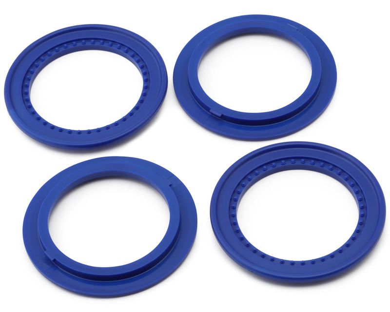 Beadlock Rings, Snap In, Blue (4): LMT 2.0 — LOS-1821