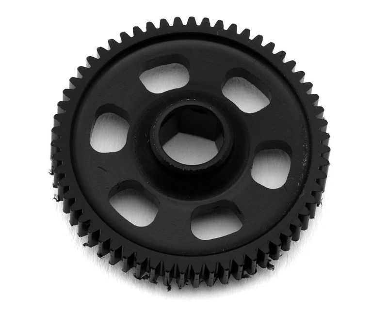 Spur Gear, Machined Delrin, 59T MOD 0.5: GROM — LOS-1950