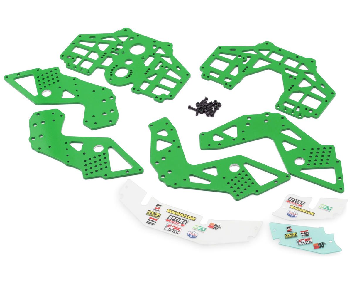 Chassis Plate Set, Green: LMT 2.0 — LOS-1826