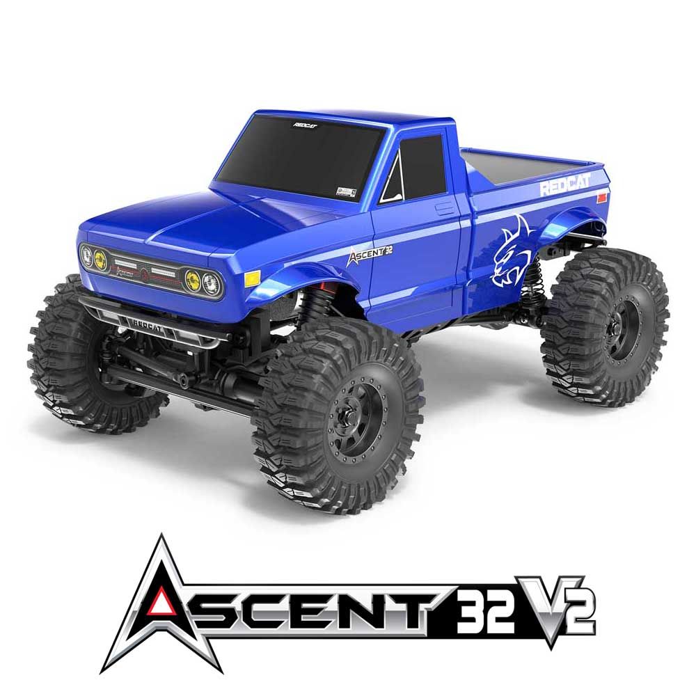 Redcat Ascent-32 V2 1/32 4WD RTR Rock Crawler (Blue) — RER44373