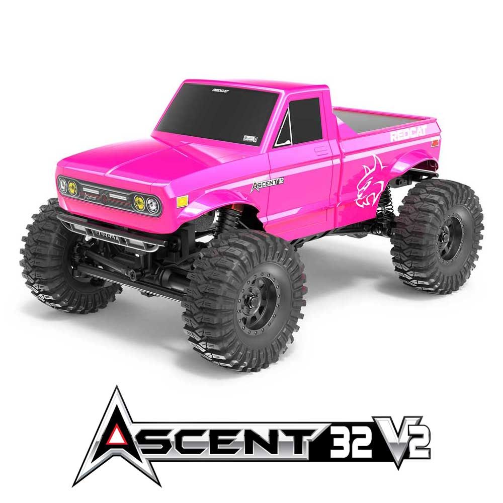 Redcat Ascent-32 V2 1/32 4WD RTR Rock Crawler (Pink) — RER44375
