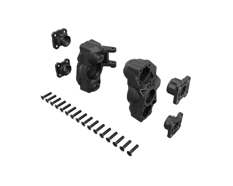 Composite Front Steering Block (2pcs) — ARA-4289