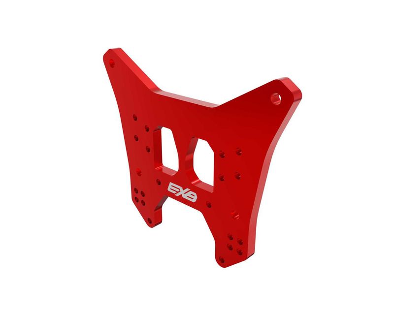 Aluminum Rear Shock Tower (Red) — ARA-4444