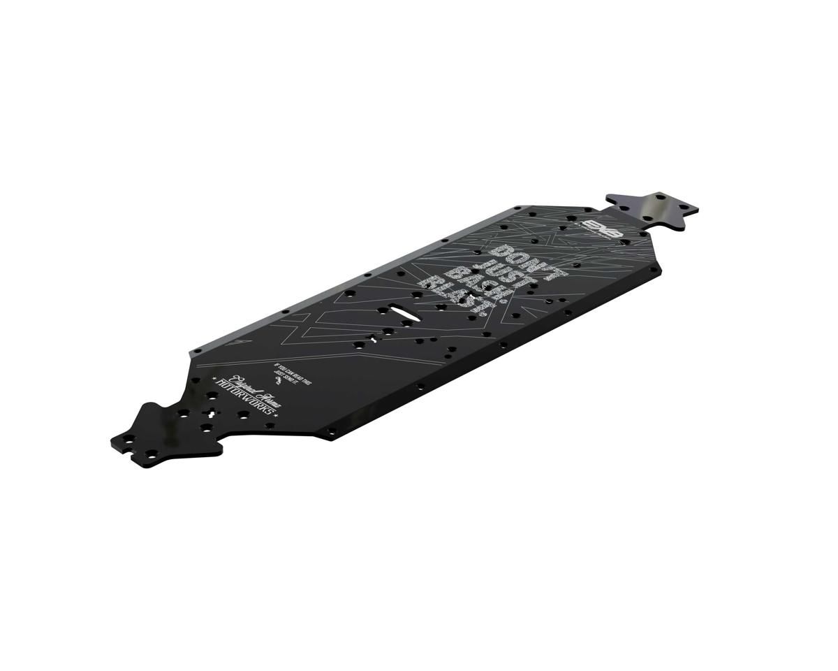 ALUMINUM CHASSIS XLWB (BLACK) — ARA-4300