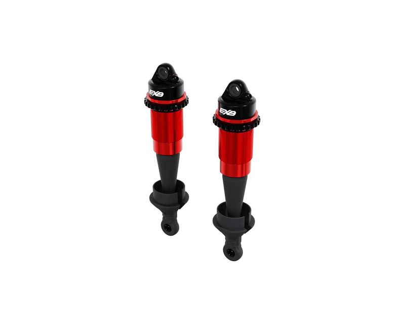 EXB Shock Set Bore:16mm, Length:107mm Piston:8 x 1.2mm Oil:550 cst Emulsion Caps — ARA-4449