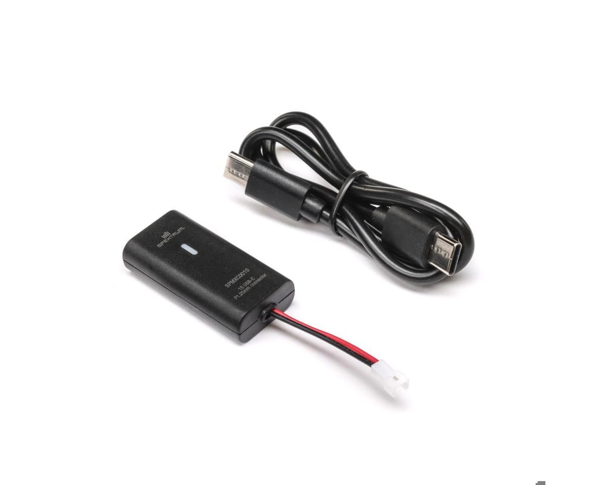 1S PH1.25 2-pin USB-C 500mAh Charger — SPMXC0010