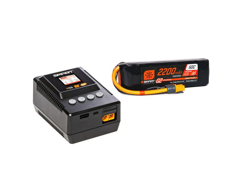 Smart Powerstage 3S Air Bundle: G2 2200mAh 3S LiPo IC3 &amp; S155 Charger — SPMXPSA400