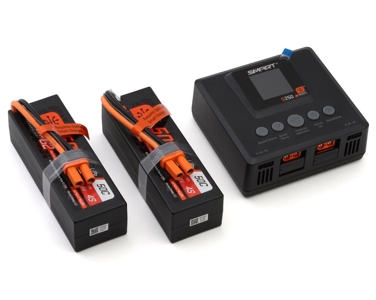 Smart Powerstage 8S Surface Bundle: (2) G2 5000mAh 4S LiPo IC5 &amp; S250 Charger — SPMXPSS800