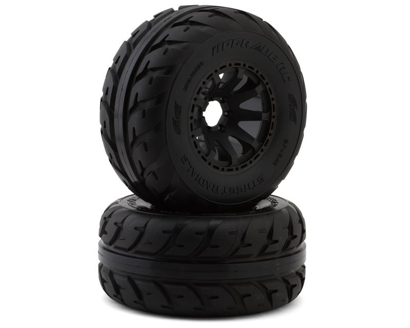 UpGrade RC Belted Street Radials 2.9" Pre-Mounted Tires - UPG-10036