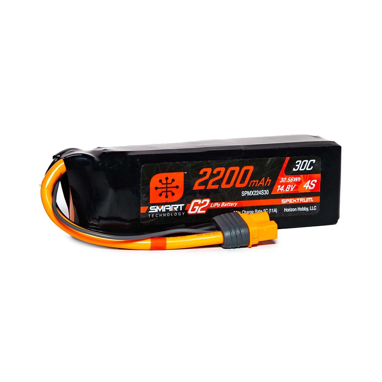 2200mAh 4S 14.8V Smart G2 LiPo 30C; IC3 - SPMX224S30