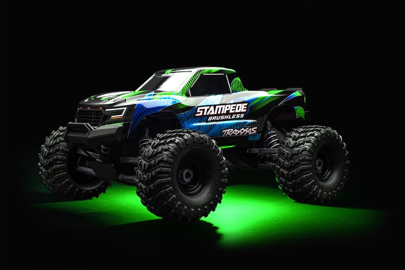 Stampede 2WD Brushless Green Underbody LED Light Kit — 13690-GRN