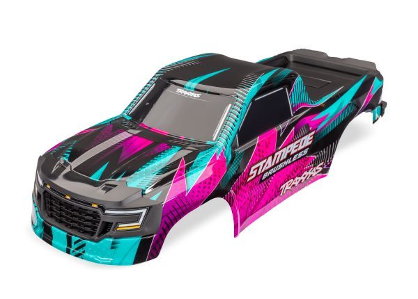 Stampede 2WD Brushless Pink Clipless Body — 13611-PINK