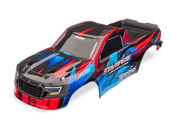 Stampede 2WD Brushless Red Clipless Body — 13611-RED