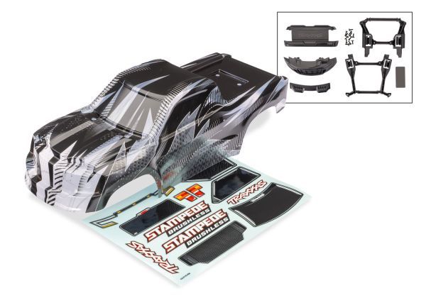 Stampede 2WD Brushless ProGraphix Body — 13611X